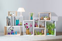 ваза цилиндрическая flower colour 25 см зелёная в Воронеже