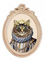 репродукция гравюры мисс кошка в раме бернадетт в Воронеже