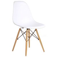 стул деревянный pc-015 белый (eames style) в Воронеже