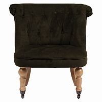 кресло amelie french country chair серо-коричневое в Воронеже