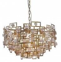 подвесная люстра crystal lux diego sp9 d600 gold в Воронеже