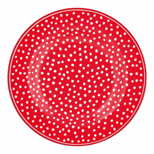 десертная тарелка dot red в Воронеже