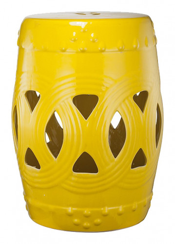 керамический столик-табурет fence stool yellow в Воронеже