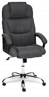 компьютерное кресло tetchair бергамо (крестовина хром, обивка ткань) для руководителя в Воронеже