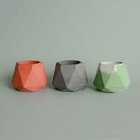 подсвечник из бетона под мрамор eco линту, 6 см в Воронеже