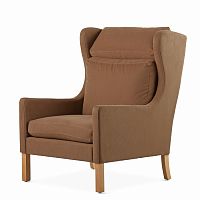 кресло wingback коричневый в Воронеже