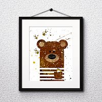 постер bear а4 в Воронеже