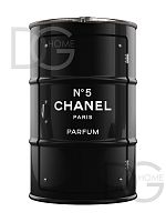 декоративная бочка-шкаф chanel №5 black xl в Воронеже