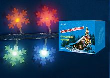 светодиодная гирлянда «снежинки-3» 700см (07936) uniel uld-s0700-050/dta multi ip20 snowflakes-3 в Воронеже