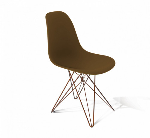 стул dsr коричневый s50 (eames style) в Воронеже