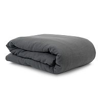 пододеяльник изо льна темно-серого цвета essential 200х200 в Воронеже