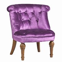 кресло sophie tufted slipper chair лиловое в Воронеже