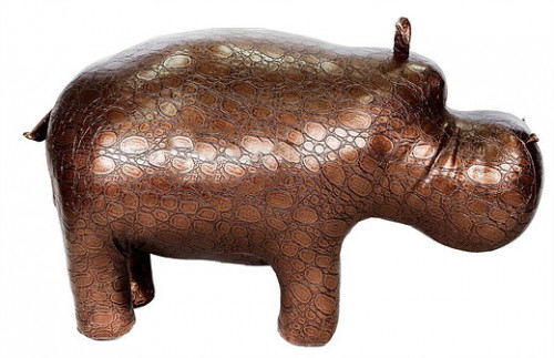 банкетка пуф бегемот мини темное золото в Воронеже