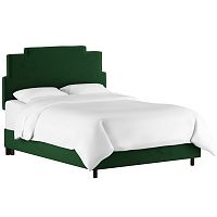 кровать двуспальная 180х200 зеленая paxton emerald velvet в Воронеже