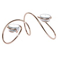 подсвечник медный для чайных свечей t-loop, 19,5 см в Воронеже