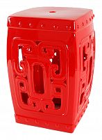 керамический столик-табурет oriental stool red в Воронеже