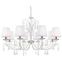 подвесная люстра arte lamp romana snow a1743lm-8wh в Воронеже