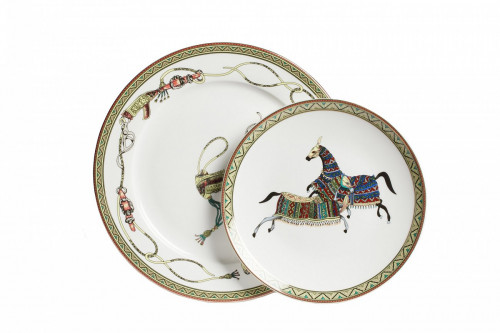 комплект тарелок antique (светлая) в Воронеже