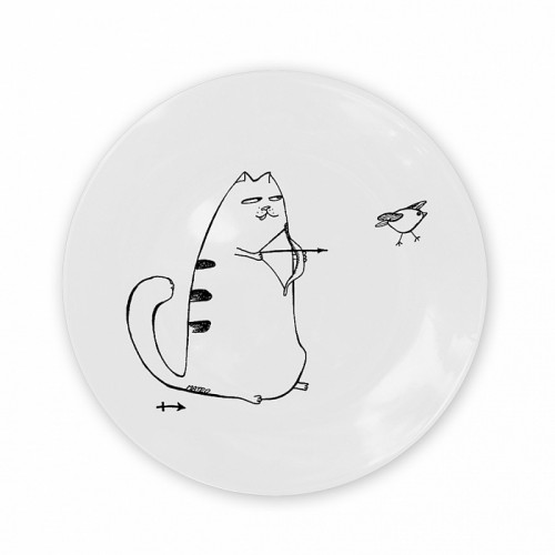 тарелка кот-стрелец в Воронеже