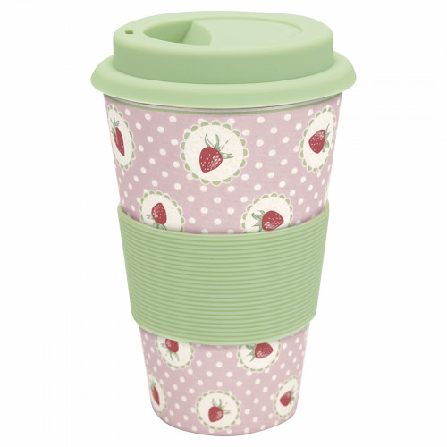 кружка на вынос strawberry pale pink в Воронеже