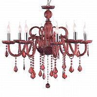 подвесная люстра ideal lux giudecca sp8 rosso в Воронеже