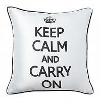 подушка с надписью keep calm and carry on в Воронеже