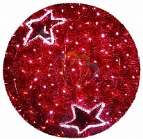фигура led шар 120 см, красный в Воронеже