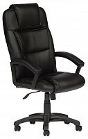компьютерное кресло tetchair бергамо (крестовина пластик, обивка кож/зам) для руководителя в Воронеже