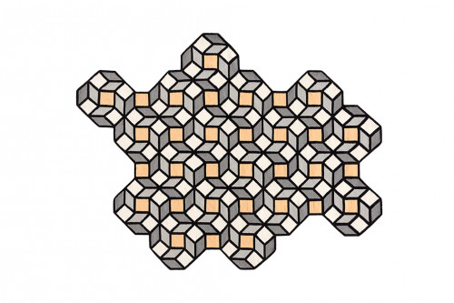 ковер parquet rhomb yellow 314x195 от gan в Воронеже