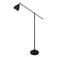 торшер arte lamp braccio a2054pn-1bk в Воронеже