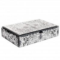 шкатулка для украшений кобра серая 23x15x5 см в Воронеже