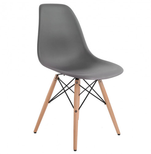 стул деревянный pc-015 серый (eames style) в Воронеже