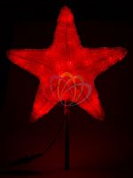 светодиодная фигура звезда 80см красная в Воронеже