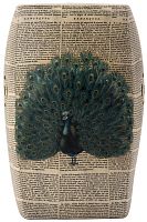 керамический столик-табурет garden stool с павлином в Воронеже