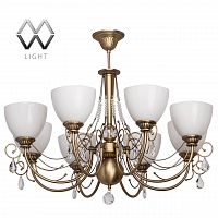 подвесная люстра mw-light фелиция 347016608 белая в Воронеже