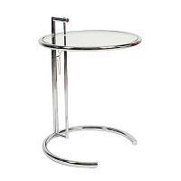 стол журнальный eileen gray style cocktail table e-1027 прозрачный в Воронеже