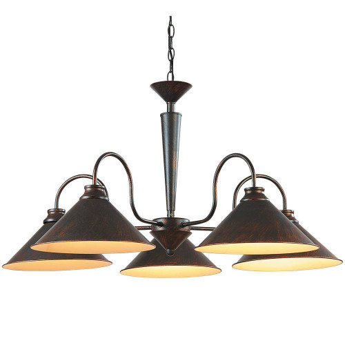 подвесная люстра arte lamp cone a9330lm-5br в Воронеже