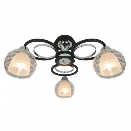 потолочная люстра arte lamp ginevra a1604pl-3bk в Воронеже