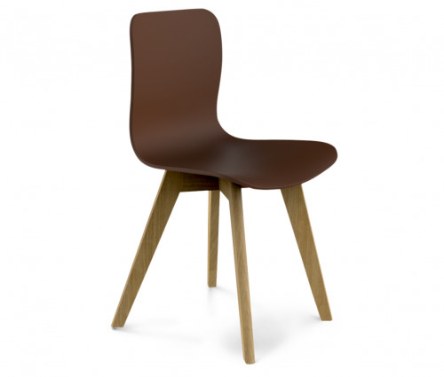 стул dsw коричневый s42 (eames style) в Воронеже