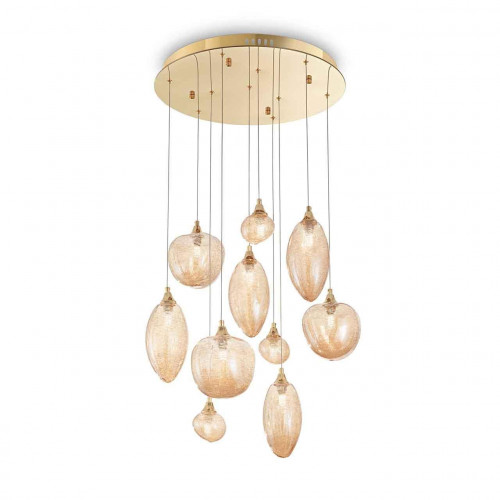 подвесная люстра ideal lux baco sp10 ottone в Воронеже