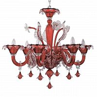 подвесная люстра ideal lux ca vendramin sp6 rosso в Воронеже