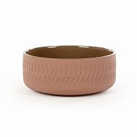 тарелка tactile диаметр 15 коричневый в Воронеже