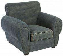 кресло san francisco denim armchair серое в Воронеже