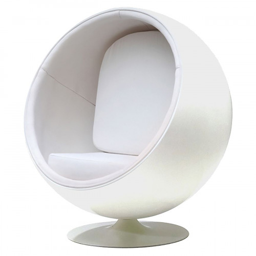 кресло eero ball chair белое в Воронеже