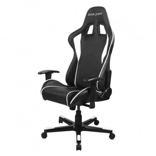 кресло геймерское dxracer formula черно-белое в Воронеже