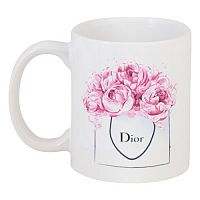 кружка с рисунком dior peonies в Воронеже