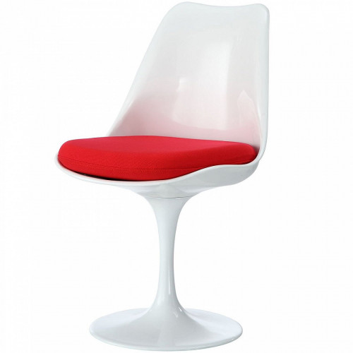 стул eero saarinen style tulip chair красная подушка в Воронеже