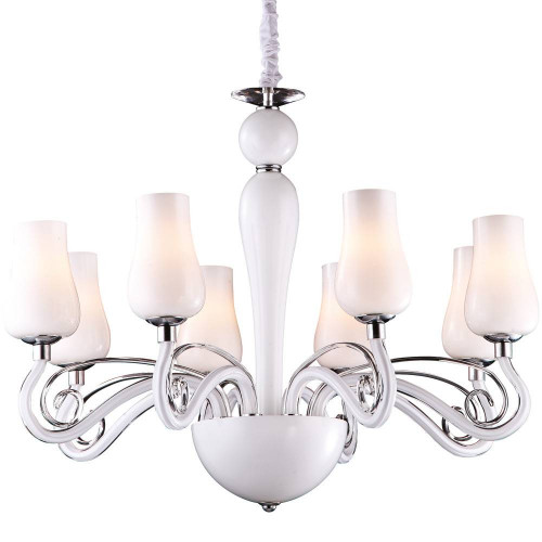 подвесная люстра arte lamp biancaneve a8110lm-8wh в Воронеже