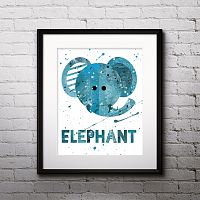постер elephant а4 в Воронеже