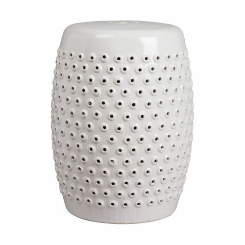 керамический столик-табурет cutwork garden stool белый в Воронеже
